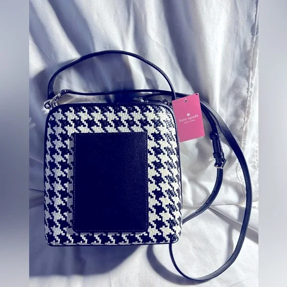Kate Spade houndstooth crossbody handbag - Picture 1 of 13